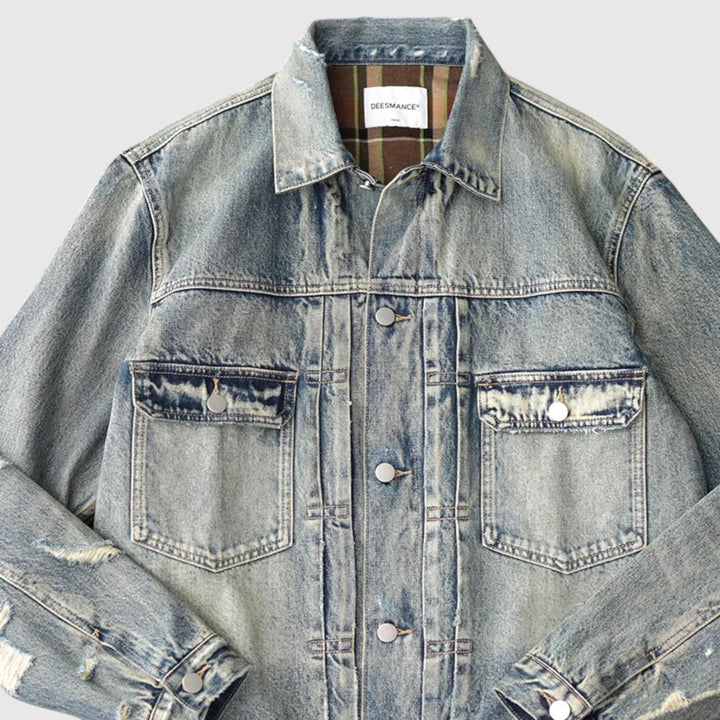 Λούκας - Ανδρικό τζην μπουφάν