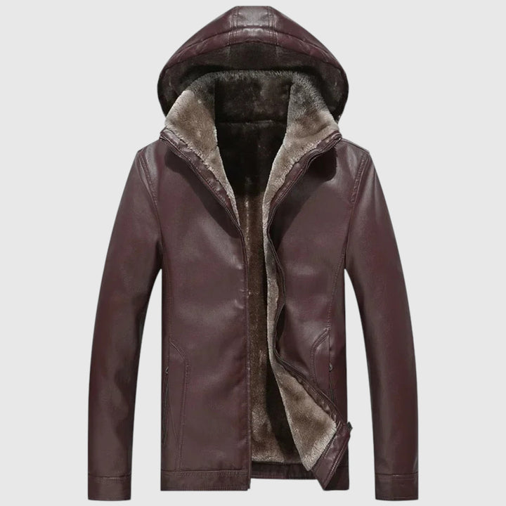 Ογνιάν-Αδιάβροχο δερμάτινο μπουφάν