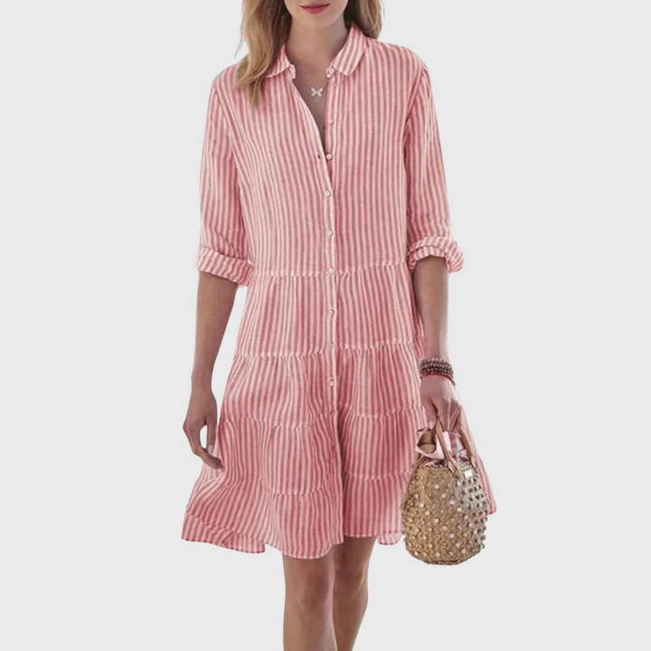 Λολίτα | Ελαφρύ Ριγέ Φόρεμα