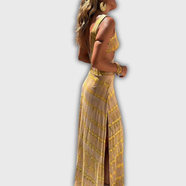 Bianca – Φόρεμα με Βαθύ Ντεκολτέ και Κοπές