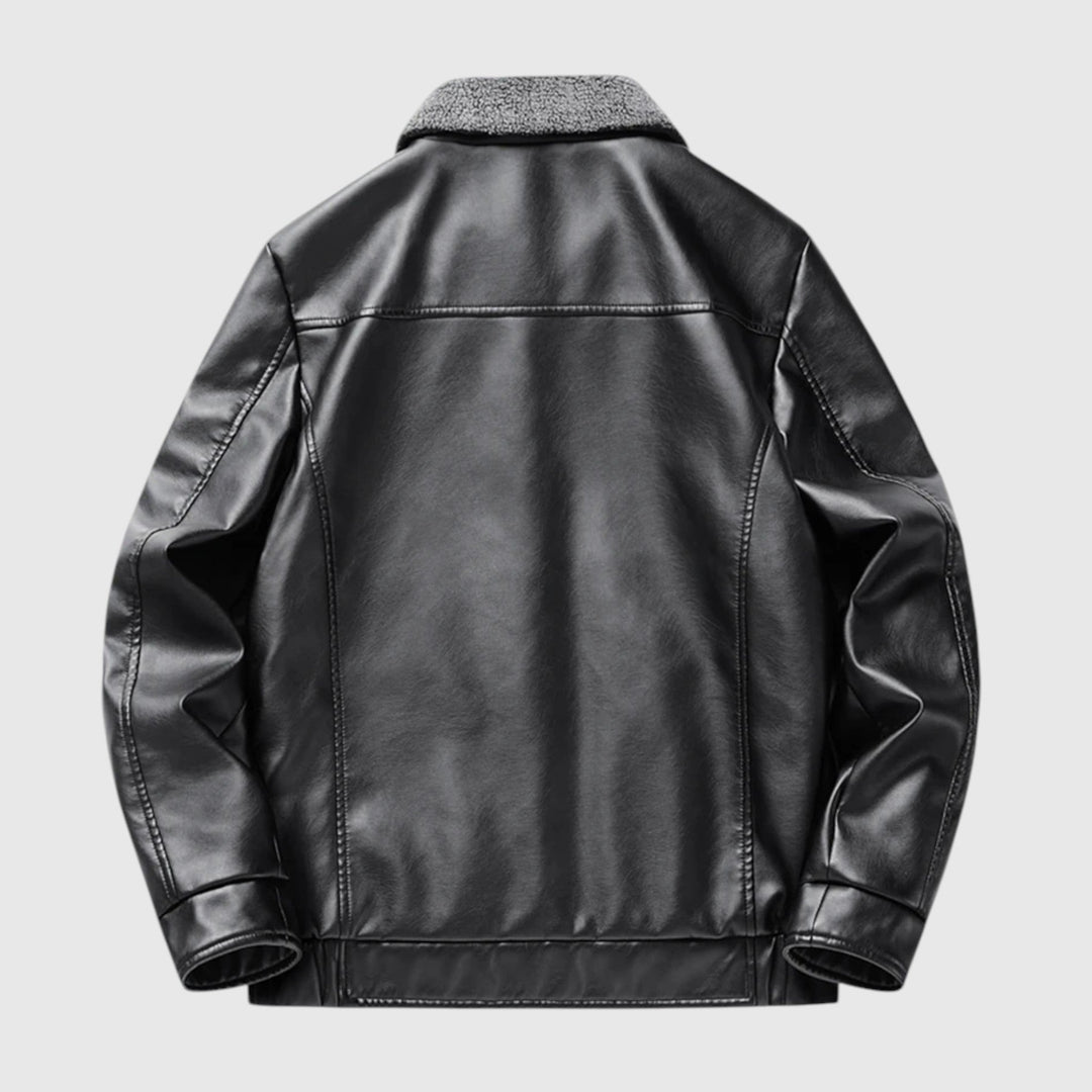 Ιβάν-Ανδρικό δερμάτινο μπουφάν