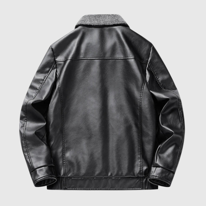 Ιβάν-Ανδρικό δερμάτινο μπουφάν