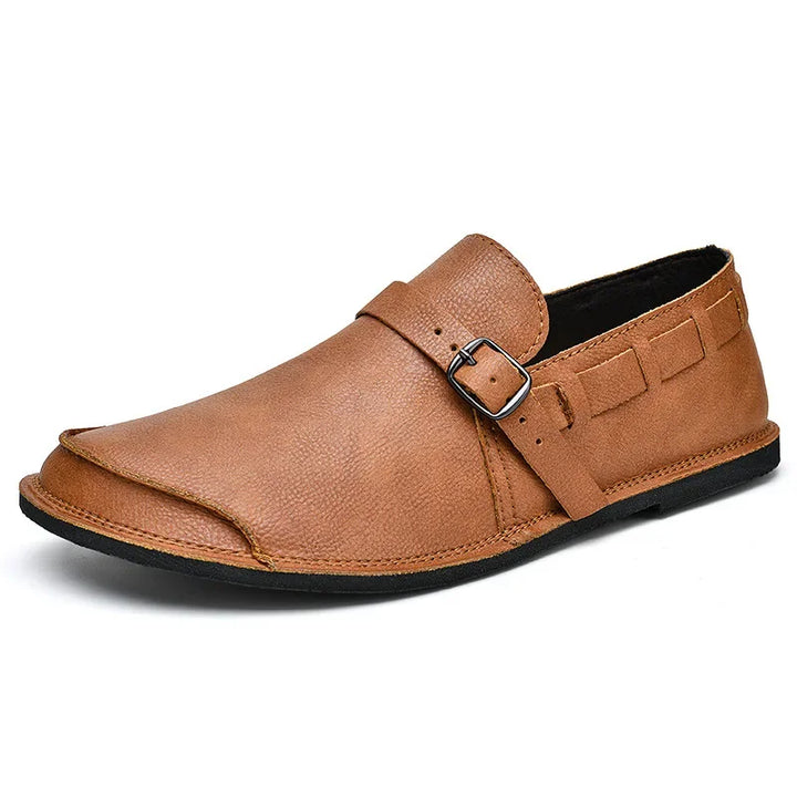 Σφιχτά Δερμάτινα Loafers