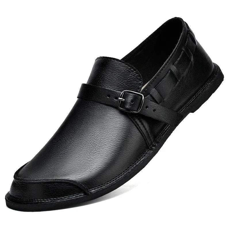 Σφιχτά Δερμάτινα Loafers
