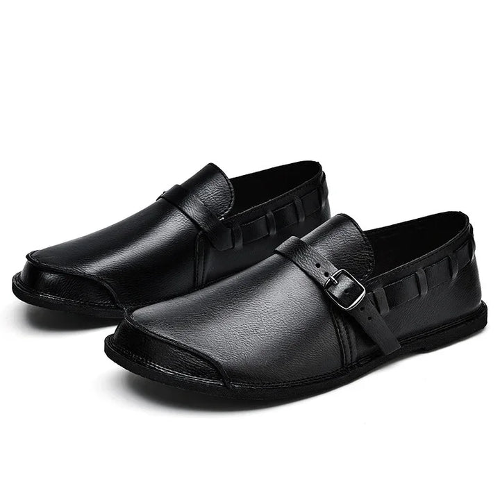 Σφιχτά Δερμάτινα Loafers
