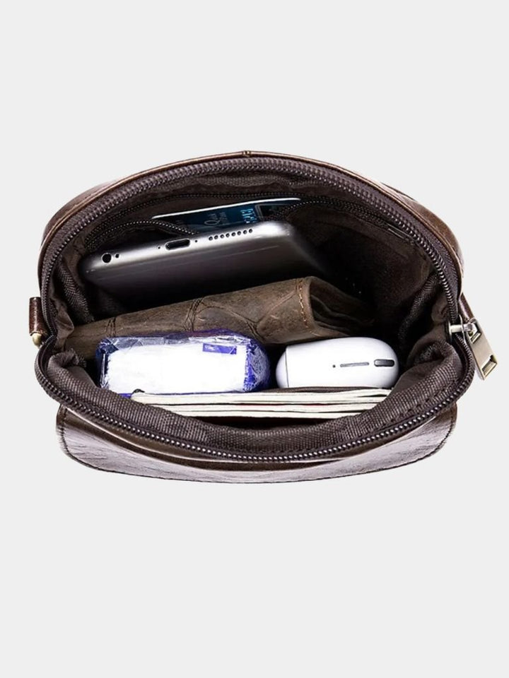 Tobias™ | Δερμάτινη Τσάντα Crossover