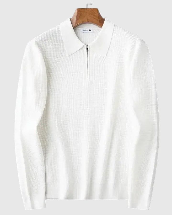 Λιμπουσέ - Εlegant ανδρική μπλούζα με φερμουάρ