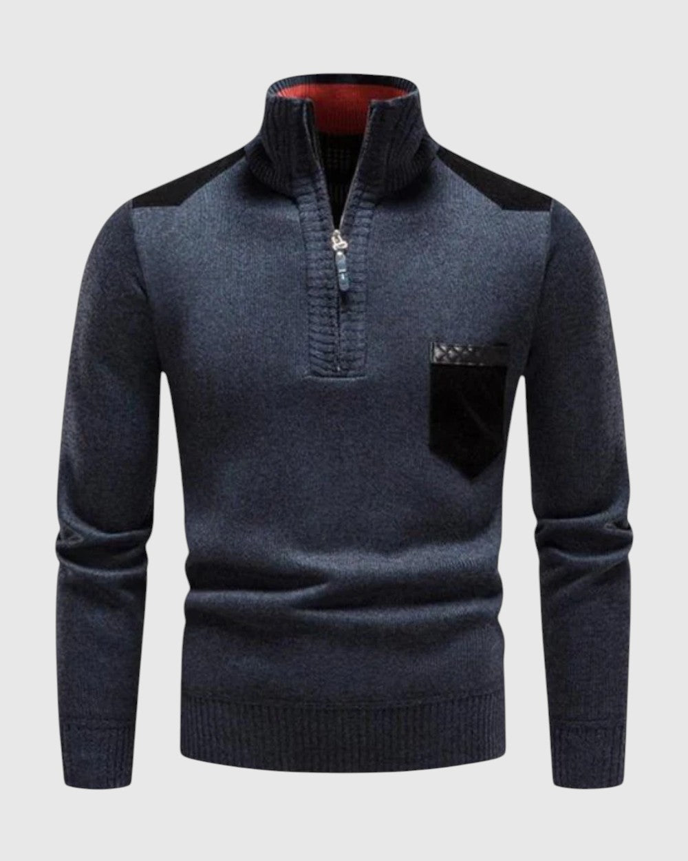 Λιμπουσέ - Πουλόβερ από μαλλί με φερμουάρ