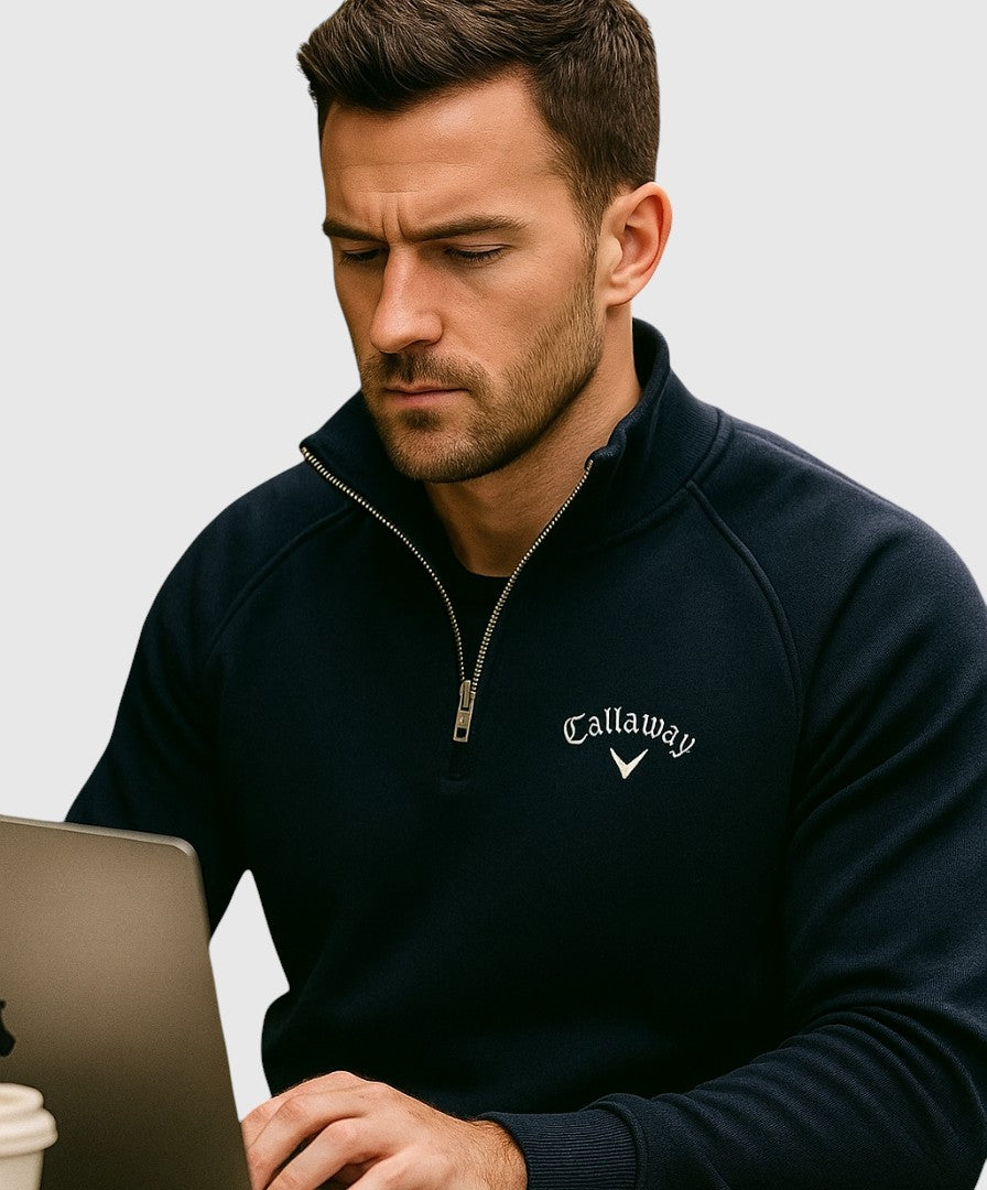 Πέτρος – Φούτερ Callaway με Μισό Φερμουάρ