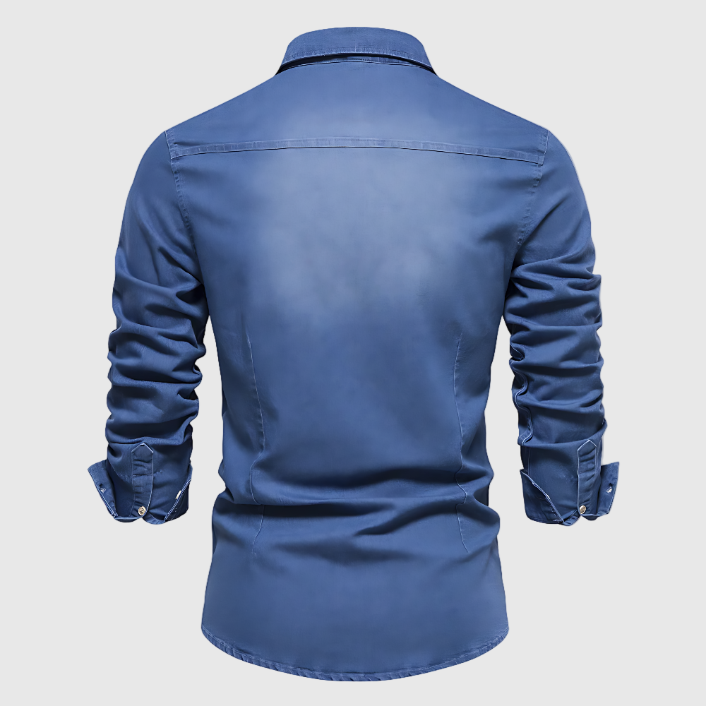 ΤΖΙΜ – Μπλούζα από βαμβακερό τζιν