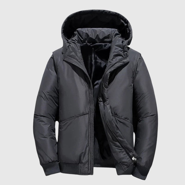 Josef - Φουσκωτό μπουφάν με κουκούλα και ανθεκτική επικάλυψη