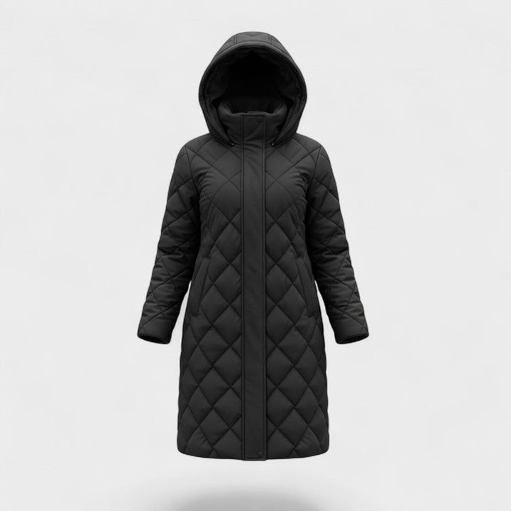 Μπόγκνα - Κομψό πούπουλο μπουφάν με κουκούλα