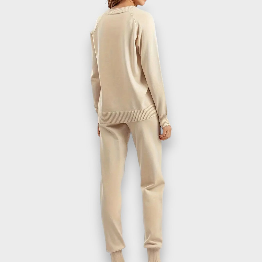 Θαλάσσιο | Σετ Δύο Τεμαχίων με Μακριά Μανίκια