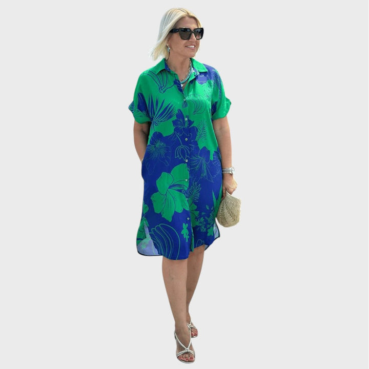 Ναόμι | Φόρεμα με Λουλουδάτο Μοτίβο